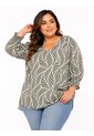 Camiseta Para Mujer. Manga 3/4 Verde Marca L&H Ref. 2J609102 de L&H