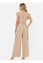 Enterizo Para Mujer Manga Corta Beige Marca L&H Ref. 2J432040 de L&H