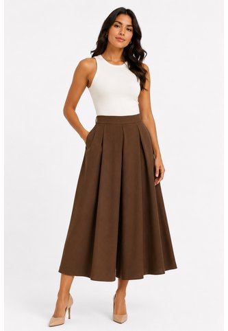 Capri Para Mujer  Cafe Marca L&H Ref. 2J426073 L&H