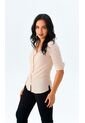 Blusa Para Mujer Manga 3/4 Beige Marca L&H Ref. 8E412040 de L&H