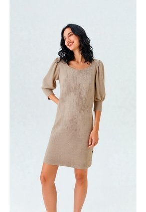 Vestido Para Mujer Taupe Marca L&H Ref. 2J417071
