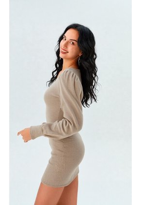 Vestido Para Mujer Taupe Marca L&H Ref. 2J417071