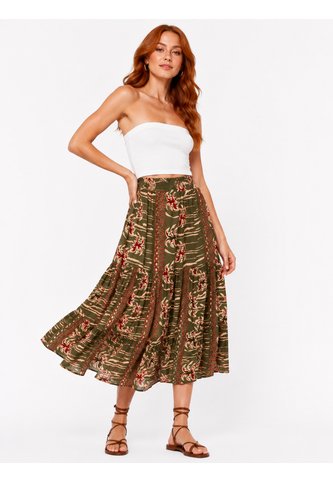 Falda Para Mujer  Verde Marca L&H Ref. 2J414073 L&H