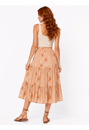 Falda Para Mujer Beige Marca L&H Ref. 2J414073