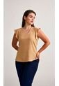 Blusa Para Mujer Manga Sisa Taupe Marca L&H Ref. 4R412130 de L&H