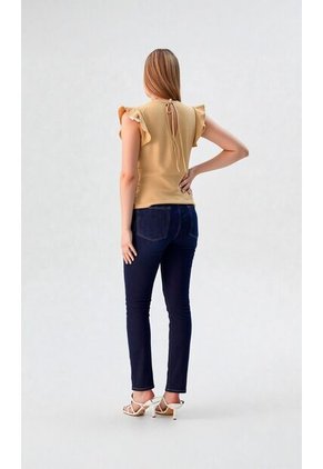 Blusa Para Mujer Manga Sisa Taupe Marca L&H Ref. 4R412130