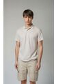 Polo Para Hombre Beige Marca L&H de L&H