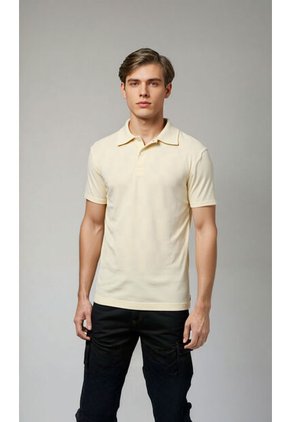 Polo Para Hombre Amarillo Marca L&H