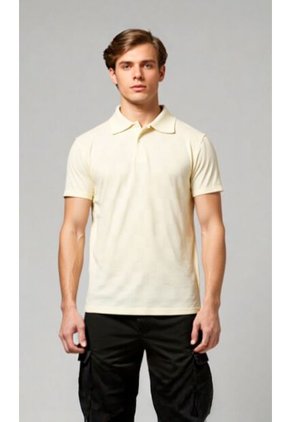 Polo Para Hombre Amarillo Marca L&H