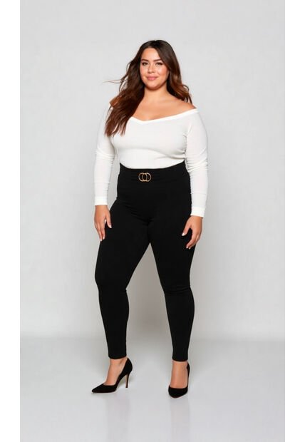 Leggins Para Mujer. Negro Marca L&H Ref. 1F623063