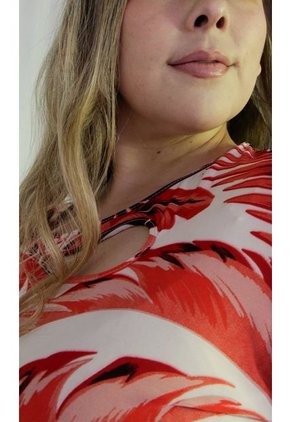 Camiseta Para Mujer. Manga Corta Rojo Marca L&H