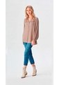 Blusa Para Mujer Manga 3/4 Beige Marca L&H Ref. 5P412283 de L&H