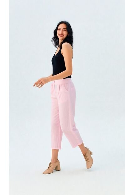 Capri Para Mujer Rosado Marca L&H