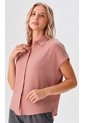 Blusa Para Mujer Manga Corta Rosado Marca L&H Ref. 1F412714 de L&H