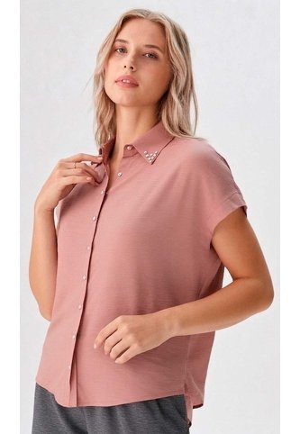 Blusa Para Mujer Manga Corta Rosado Marca L&H Ref. 1F412714 L&H