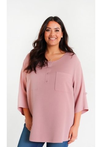 Blusa Para Mujer. Manga 3/4 Rosado Marca L&H Ref. 1F612243 L&H