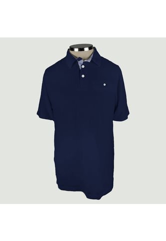 Camiseta Para Hombre Manga Corta Azul Oscuro Marca L&H L&H