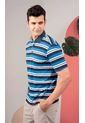 Camiseta Para Hombre Manga Corta Azul Marca L&H de L&H