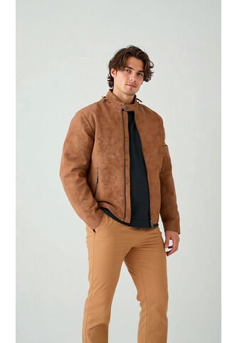 Chaqueta Para Hombre Cafe Marca L&H Ref. 6N108091 L&H