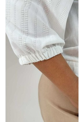 Blusa Para Mujer. Manga 3/4 Crudo Marca L&H Ref. 1F612212