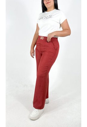 Pantalon Para Mujer Terracota Marca L&H Ref. 1F407235