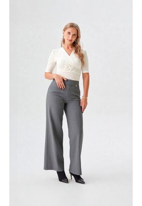 Pantalon Para Mujer Gris Oscuro Marca L&H Ref. 1F407245