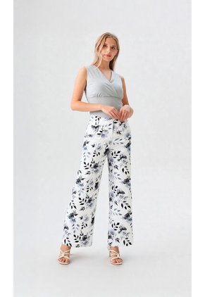 Pantalon Para Mujer Azul Marca L&H Ref. 1F407243