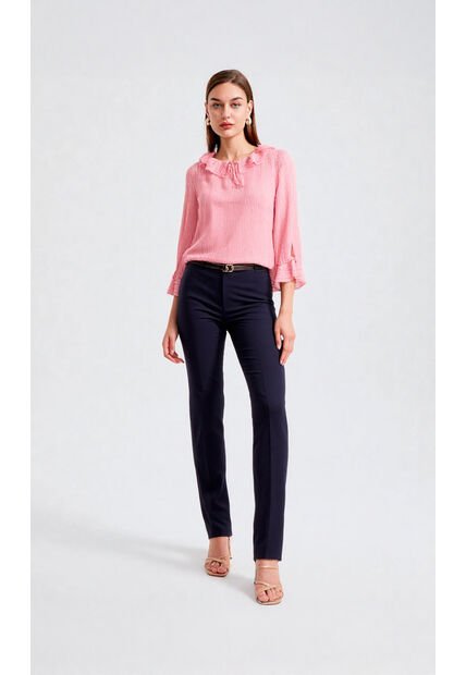 Pantalon Para Mujer Azul Oscuro Marca L&H Ref. 1T407001