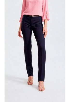 Pantalon Para Mujer Azul Oscuro Marca L&H Ref. 1T407001