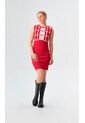 Vestido Para Mujer Manga Sisa Rojo Marca L&H de L&H