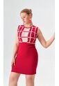 Vestido Para Mujer Manga Sisa Rojo Marca L&H de L&H