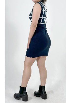 Vestido Para Mujer Manga Sisa Azul Marca L&H