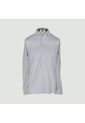 Camisa Para Hombre Manga Larga Gris Claro Marca L&H de L&H