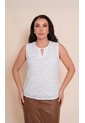 Blusa Para Mujer Manga Sisa Blanco Marca L&H Ref. 2J412287 de L&H