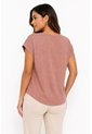 Blusa Para Mujer Manga Corta Rosado Marca L&H Ref. 2J412286 de L&H