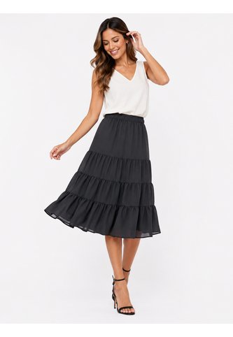 Falda Para Mujer  Negro Marca L&H Ref. 2J414071 L&H