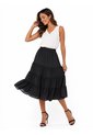 Falda Para Mujer  Negro Marca L&H Ref. 2J414071 de L&H