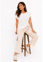 Blusa Para Mujer Manga Corta Blanco Marca L&H Ref. 2J412286 de L&H