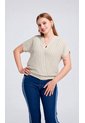 Blusa Para Mujer Manga Corta Verde Marca L&H Ref. 2J412259 de L&H