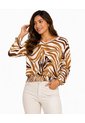 Camiseta Para Mujer Manga 3/4 Naranja Marca L&H Ref. 2J409136 de L&H