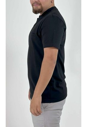 Polo Para Hombre Negro Marca L&H