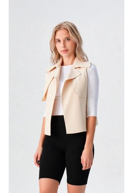 Chaleco Para Mujer Taupe Marca L&H Ref. 4V425034