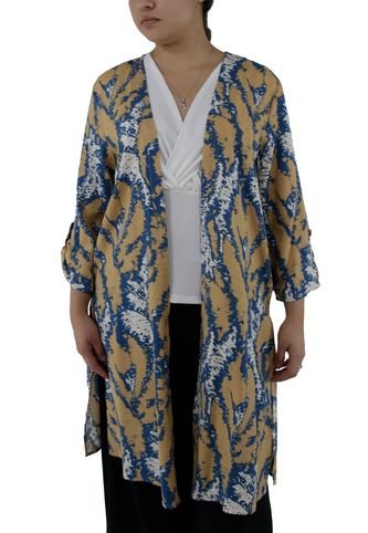 Kimono Para Mujer Lyh Azul Marca L&H L&H