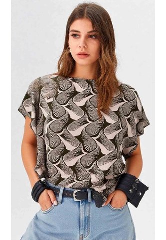 Camiseta Para Mujer Manga Corta Verde Marca L&H Ref. 2J401005 L&H