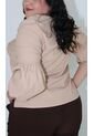 Blusa Para Mujer. Manga 3/4 Beige Marca L&H de L&H