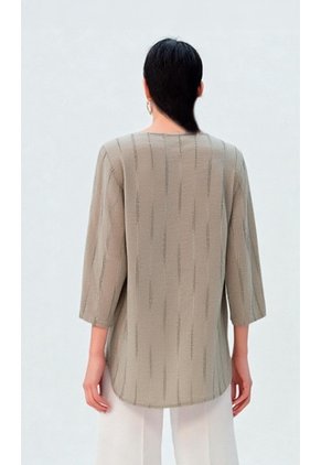 Blusa Para Mujer Manga 3/4 Verde Marca L&H Ref. 1F412727