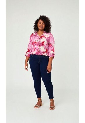 Blusa Para Mujer. Manga 3/4 Lila Marca L&H