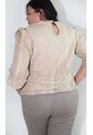 Blusa Para Mujer. Manga 3/4 Beige Marca L&H de L&H