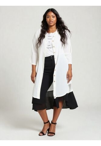 Bluson Para Mujer. Manga Corta Blanco Marca L&H L&H