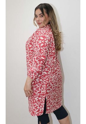 Chilango Para Mujer. Manga 3/4 Rosado Marca L&H